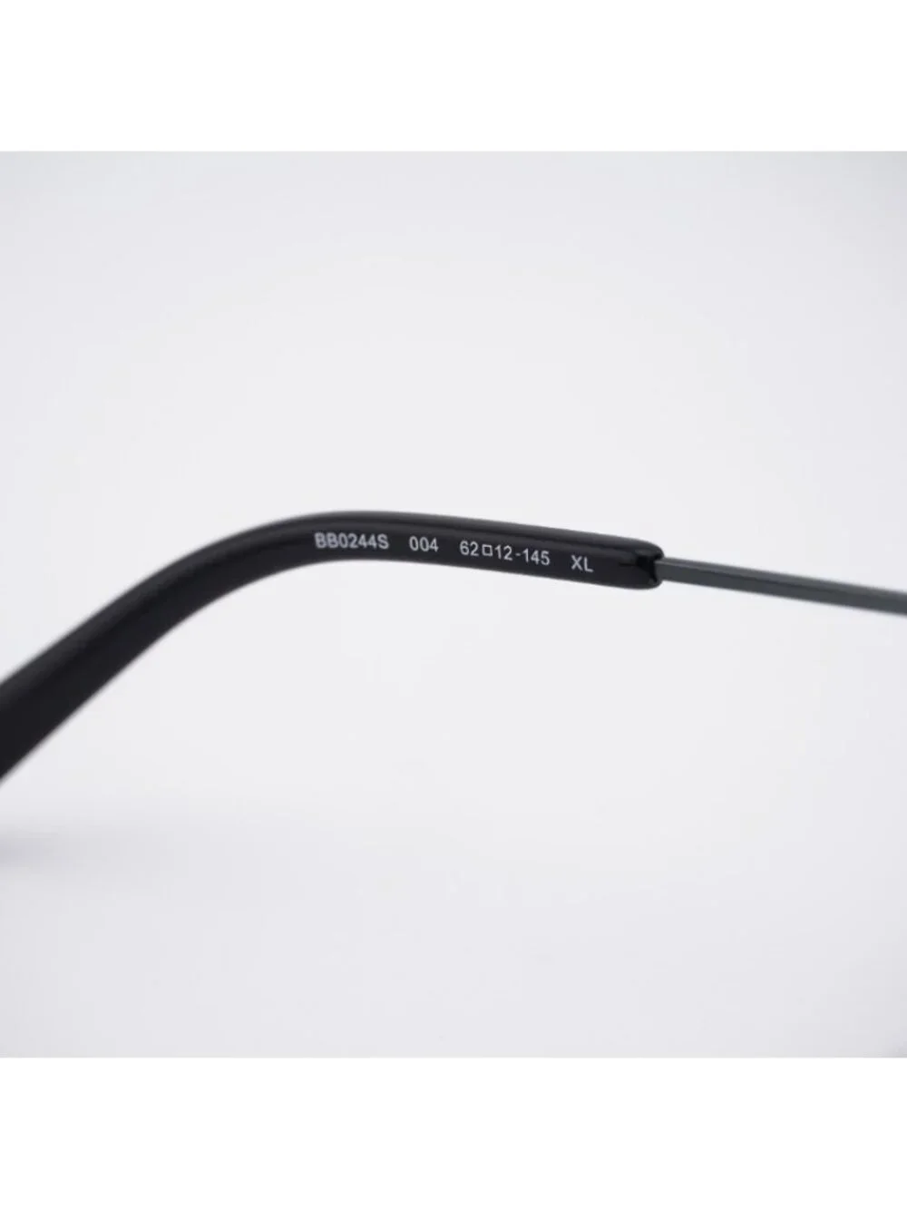Balenciaga BB0244S 004 Sunglasses Gunmetal Aviator Frame, Light Grey Lenses